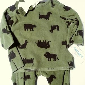 Carters Baby boy 3 piece Fleece Outfit Set